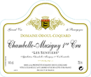 Domaine Odoul-Coquard - Chambolle-Musigny 1er Cru Les Sentiers - Label
