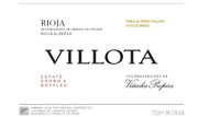 Villota - Rioja Estate Grown & Bottled - Label