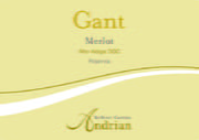 Andriano - Gant Merlot Riserva Alto Adige DOC - Label