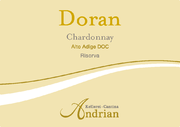 Andriano - Doran Chardonnay Riserva Alto Adige DOC  - Label