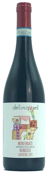 Delinquent Monferrato Superiore Nebbiolo DOC - Bottle