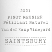 Saintsbury - Pétillant Naturel Pinot Meunier - Label
