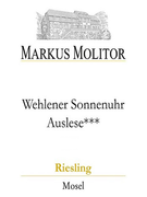 Markus Molitor - Wehlener Sonnenuhr Auslese *** (White Capsule) - Label