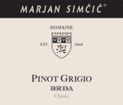 Domaine Marjan Simčič   - Pinot Grigio Brda Classic - Label