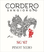 Cordero San Giorgio - SG '67 Pinot Nero Oltrepò Pavese DOC​ - Label