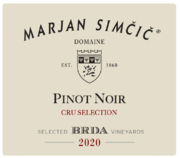 Domaine Marjan Simčič   - Pinot Noir Cru Selection - Label