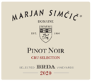 Domaine Marjan Simčič   - Pinot Noir Cru Selection - Label