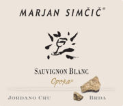 Domaine Marjan Simčič   - Sauvignon Blanc Opoka Jordano Cru - Label