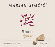 Domaine Marjan Simčič   - Merlot Opoka Trobno Cru  - Label