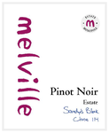 Melville Winery - Sandy's Block Pinot Noir Sta. Rita Hills - Label