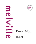 Melville Winery - Block M Pinot Noir Sta. Rita Hills - Label