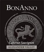 BonAnno and Matthew Fritz - Cabernet Sauvignon Alexander Valley - Label