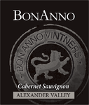 BonAnno and Matthew Fritz - Cabernet Sauvignon Alexander Valley - Label