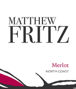 BonAnno and Matthew Fritz - Matthew Fritz Merlot North Coast - Label