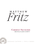 BonAnno and Matthew Fritz - Matthew Fritz Red Hills Cabernet Sauvignon - Label