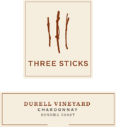 Three Sticks Wines - Chardonnay Durell Vineyard Sonoma Coast - Label