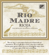 Bodegas y Viñedos Ilurce - Rio Madre Rioja Graciano - Label