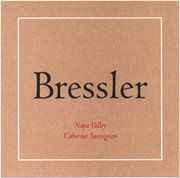 Bressler - Cabernet Sauvignon Napa Valley - Label