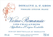 Domaine A.F. Gros - Vosne Romanée les Chalandins  - Label