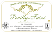 Domaine Gilles Noblet - Pouilly-Fuissé La Collonge - Label