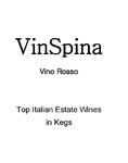 VinSpina - Vino Rosso Piemonte (Barbera) - Label
