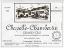 Domaine Gérard Quivy - Chapelle-Chambertin Grand Cru - Label