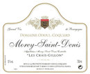 Domaine Odoul-Coquard - Morey-Saint-Denis Les Crais Gillon - Label