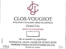 Domaine Jean-Jacques Confuron - Clos de Vougeot Grand Cru - Label