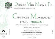 Domaine Marc Morey et Fils - Chassagne-Montrachet 1er Cru "Morgeot" - Label