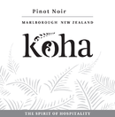 Koha Wines - Pinot Noir - Label
