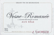 Domaine Jacques Cacheux & Fils - Vosne-Romanée Aux Réas - Label