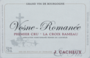 Domaine Jacques Cacheux & Fils - Vosne-Romanée 1er Cru La Croix Rameau  - Label