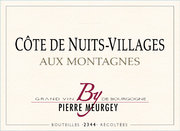 Pierre Meurgey - Côte de Nuits-Village Aux Montagnes - Label
