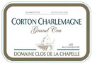 Domaine Clos de la Chapelle - Corton-Charlemagne Grand Cru - Label