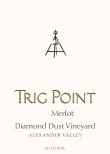 Trig Point - Merlot Diamond Dust Vineyard - Label