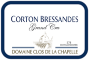 Domaine Clos de la Chapelle - Corton Bressandes Grand Cru - Label