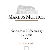 Markus Molitor - Kinheimer Hubertuslay Riesling Auslese ** (White Capsule) - Label