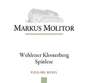 Markus Molitor - Wehlener Klosterberg Riesling Spätlese - Label