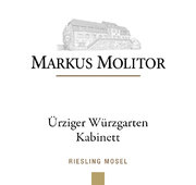 Markus Molitor - Ürziger Würzgarten Riesling Kabinett (Gold Capsule) - Label