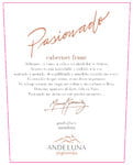 Andeluna - Pasionado Cabernet Franc Tupungato-Gualtallary - Label