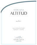 Andeluna - Altitud Malbec Tupungato - Label