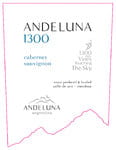 Andeluna - 1300 Cabernet Sauvignon Valle de Uco - Label