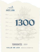 Andeluna - 1300 Torrontes Valle de Uco - Label
