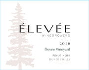 Élevée Winegrowers - Élevée Vineyard Pinot Noir - Label