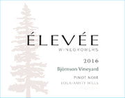 Élevée Winegrowers -  Élevée Björnson Vineyard Pinot Noir - Label