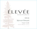 Élevée Winegrowers -  Élevée Björnson Vineyard Pinot Noir - Label