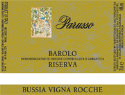 Parusso  - Bussia Vigna Rocche Barolo Riserva DOCG - Label