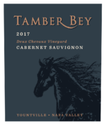 Tamber Bey - Cabernet Sauvignon Deux Chevaux Vineyard Yountville - Label