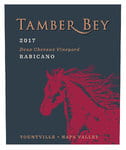 Tamber Bey - Rabicano Deux Chevaux Vineyard Yountville - Label
