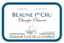 Domaine Clos de la Chapelle - Beaune 1er Cru Champs Pimont - Label